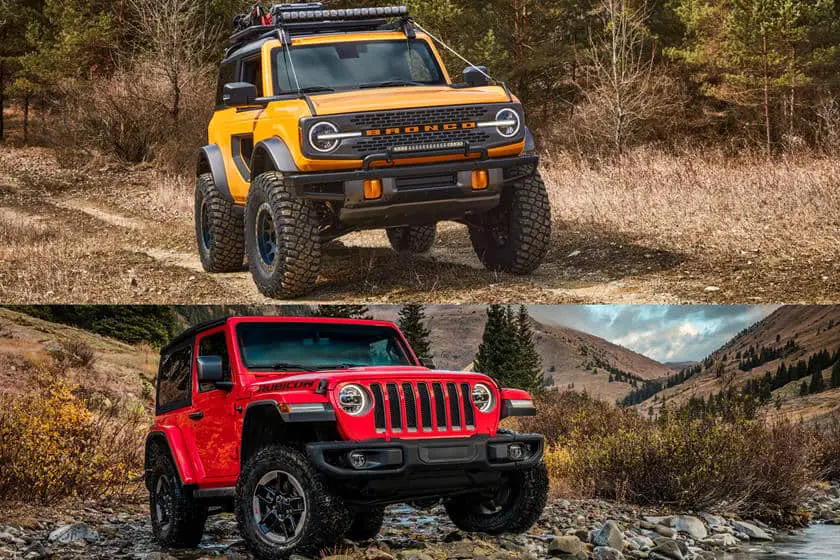 Ford Bronco vs Jeep Wrangler 2021 HeadtoHead Comparison